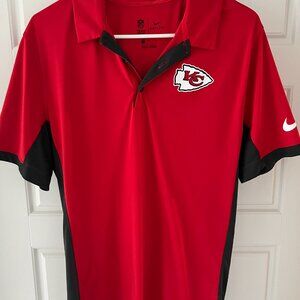 Nike Dri-Fit Men's Medium KC Chiefs Polo Shirt